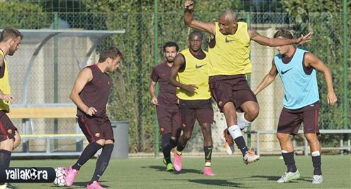 تسريب صورة صلاح في تدريبات روما رغم التعتيم الإعلامي